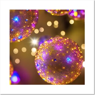 Glittering Orbs - A Dazzling Display Posters and Art